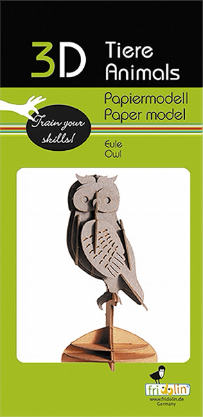 Owl 3D Paper Model