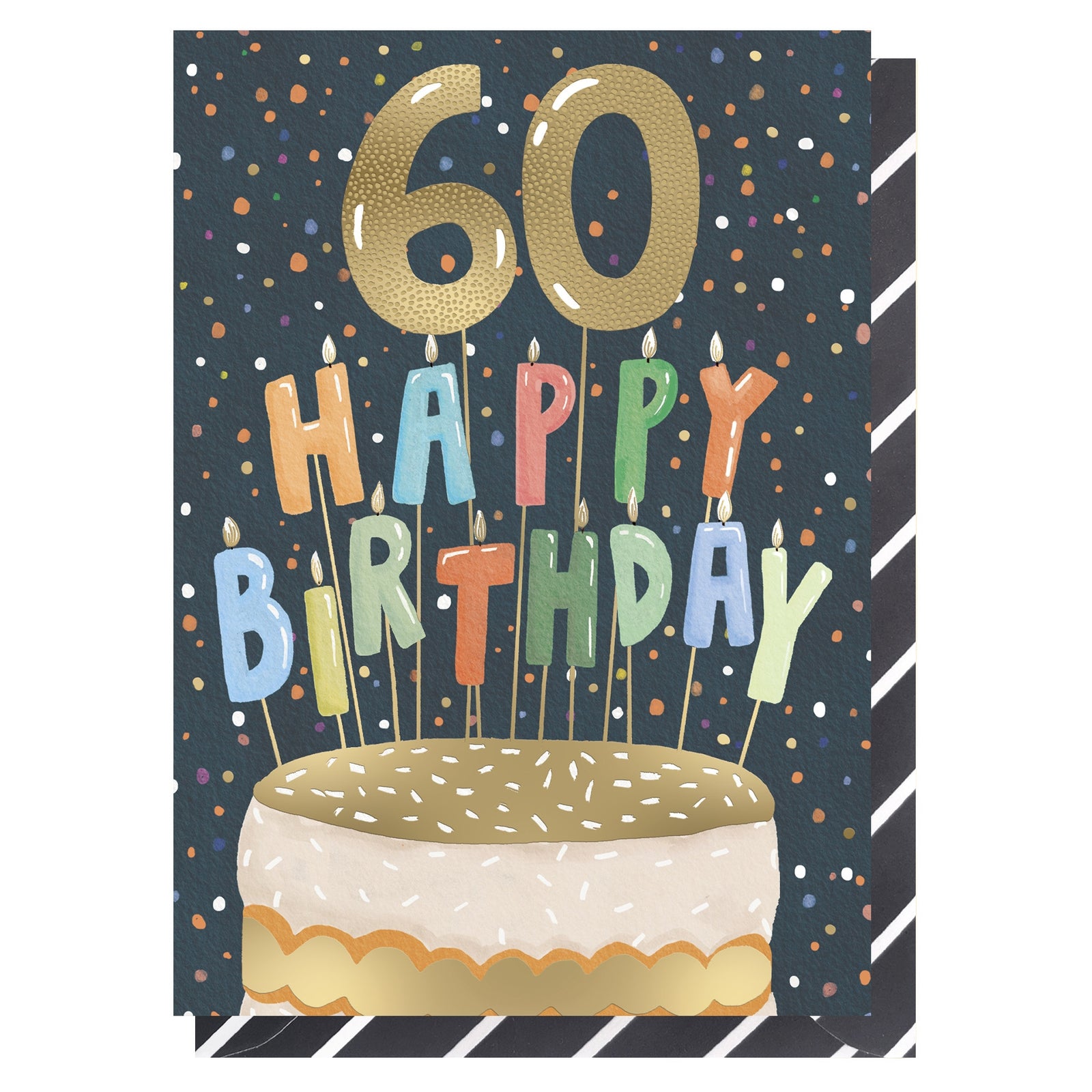 60th Birthday Age Birthday Card