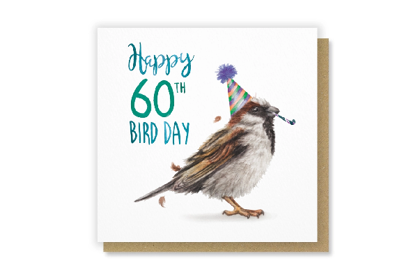 60th Bird Day Birthday Card