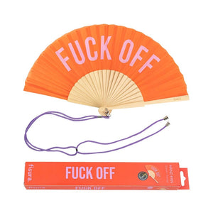 Orange Fuck Off Fan