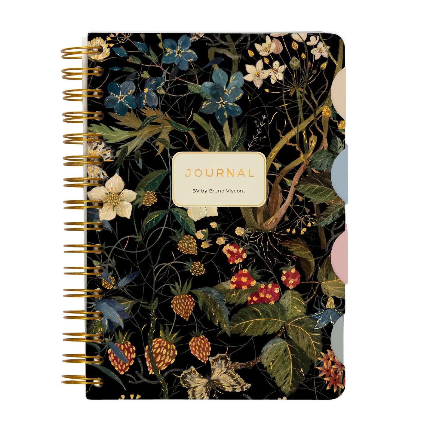 Forest Flowers Spiral Bound Journal