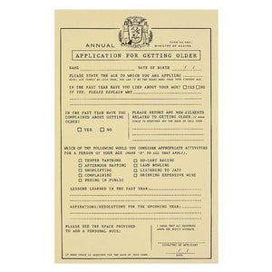 Application For Retirement Card