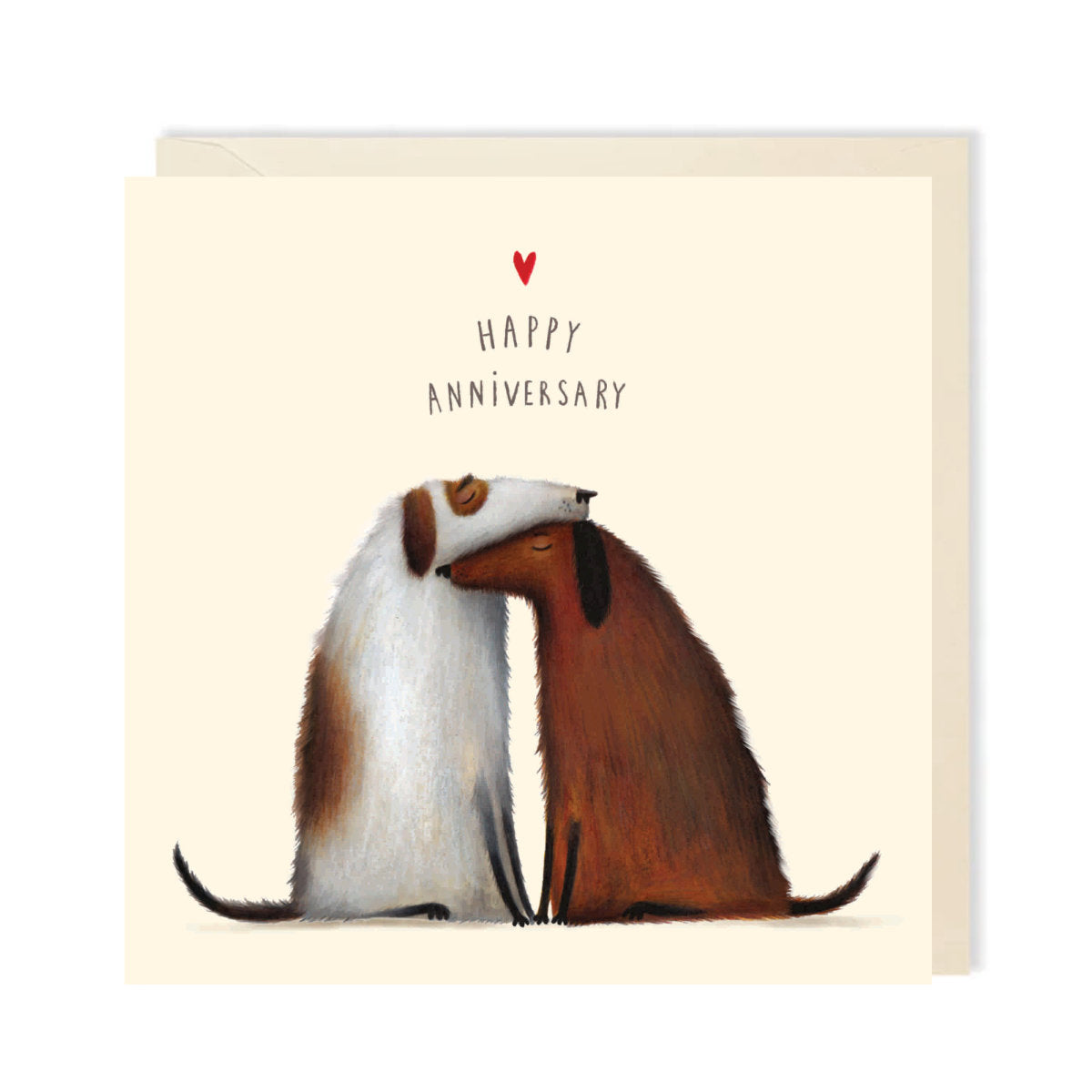 Two Dogs Anniversary Card