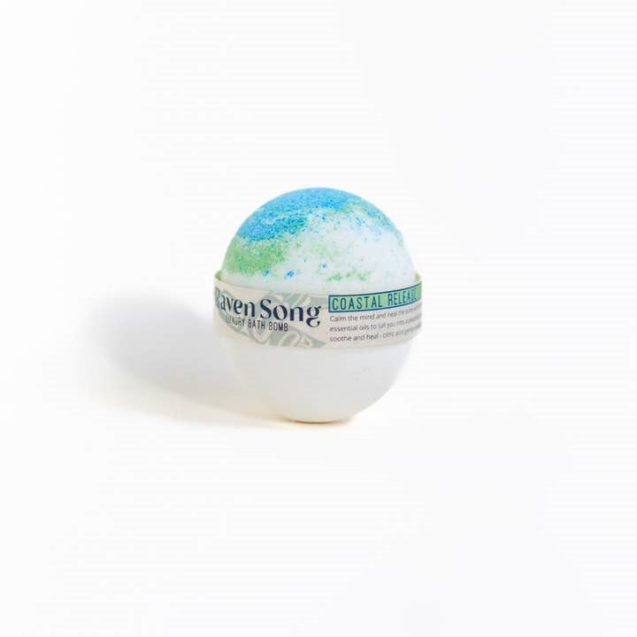 Ravensong Coastal Release Bath Bomb | Lavender & Geranium
