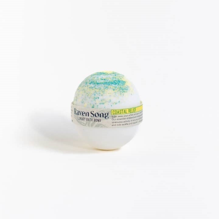 Ravensong Coastal Relief Bath Bomb | Eucalyptus & Rosemary
