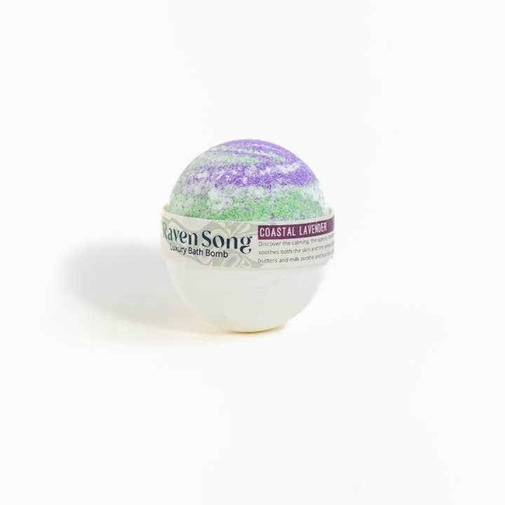 Ravensong Coastal Soothe Bath Bomb | BC Organic Essential Oil