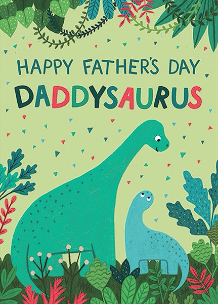 Daddysaurus Father's Day Card