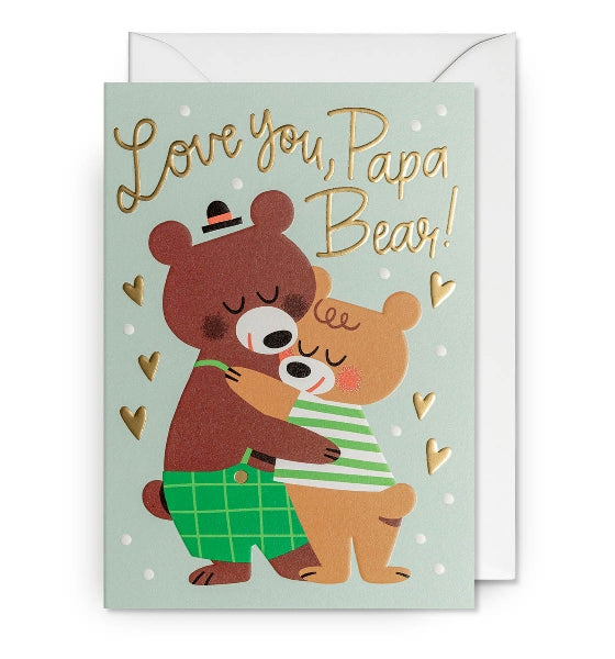 Papa Bear Father's Day Card