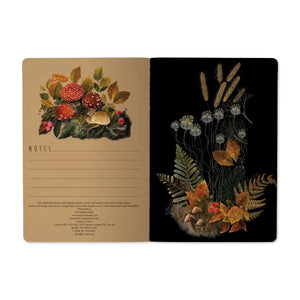 Forest Mushrooms Lined Notebook