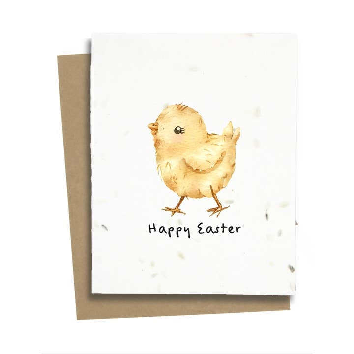 Easter Chick Plantable Easter Card