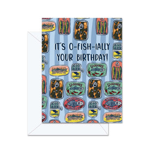 O-Fish-ially Birthday Card
