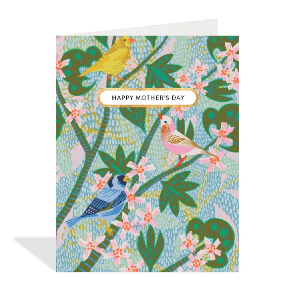 Birds On Branches Mother's Day Card