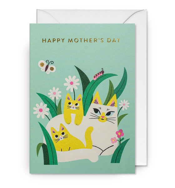 Cat Family Mother's Day Card