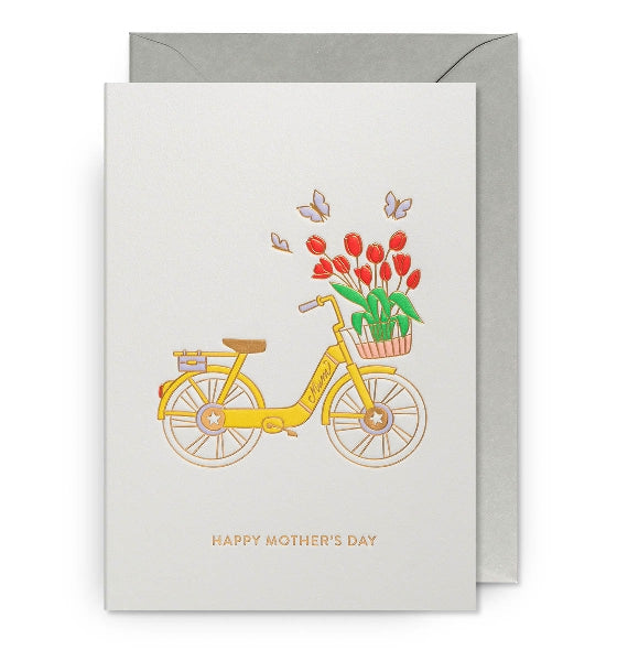 Flower Bike Mother's Day Card