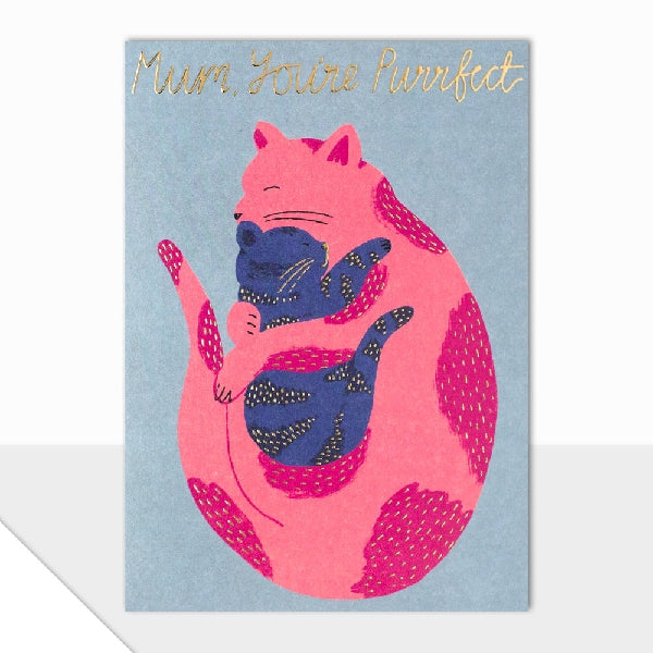 Mum You're Purrfect Mothers Day Card