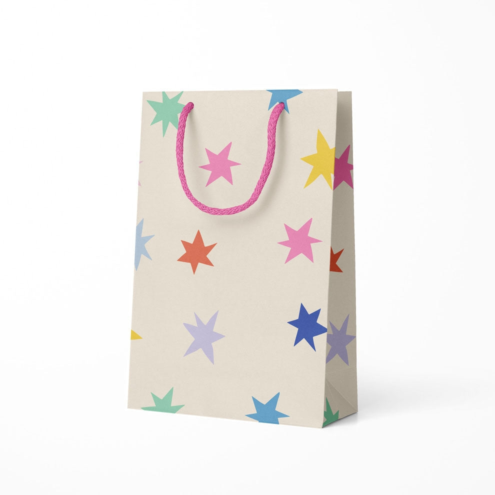 Small Multi Stars Gift Bag