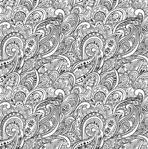Peaceful Paisleys Colouring Book