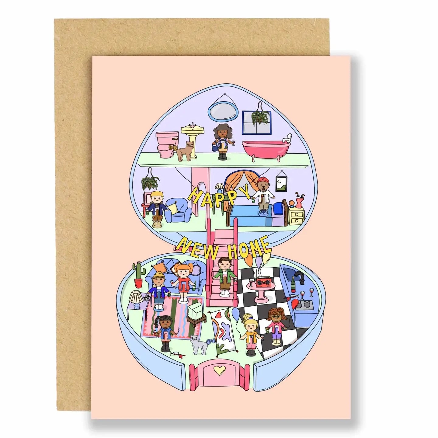 Polly's House Party New Home Card