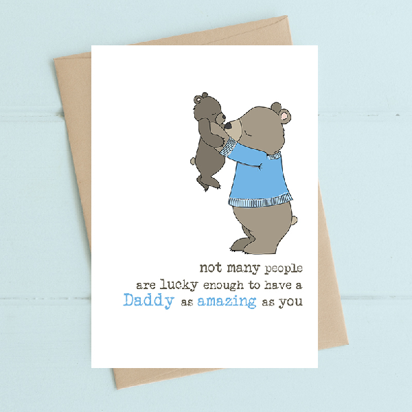 Amazing Daddy Bear Father's Day Card
