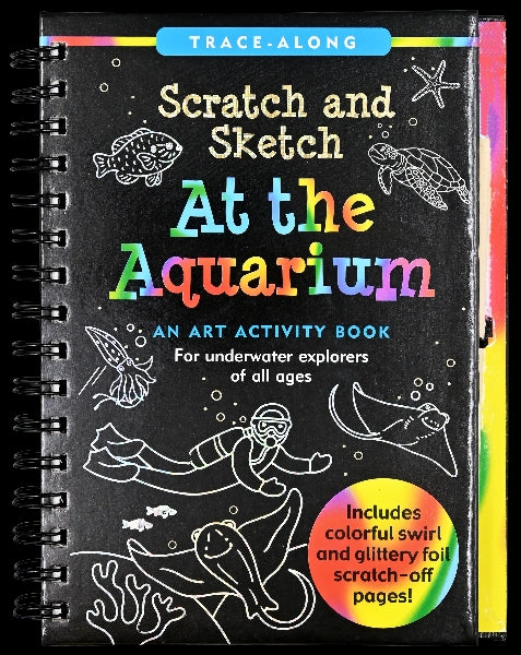 Scratch & Sketch Activity Book | At The Aquarium