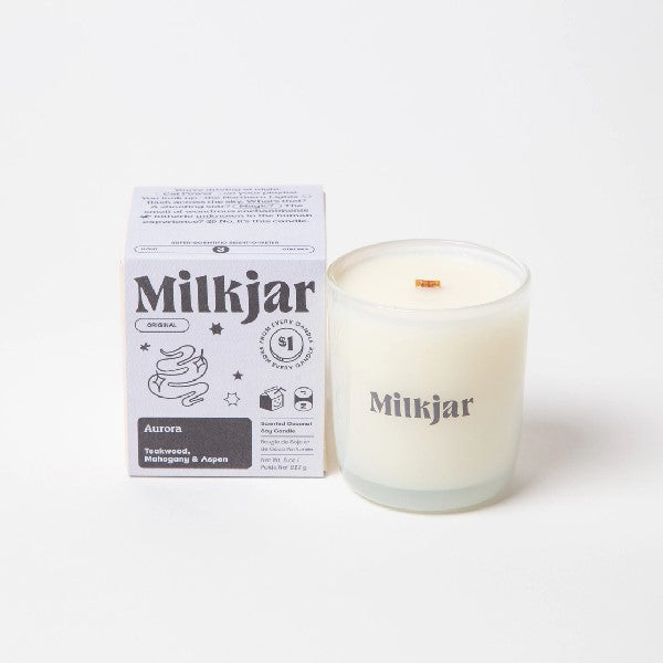 Milkjar 8 oz. Candle | Aurora