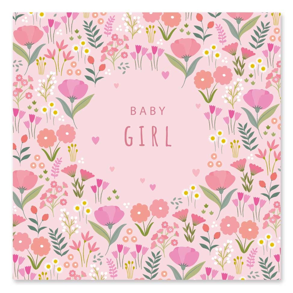 Baby Girl Baby Card