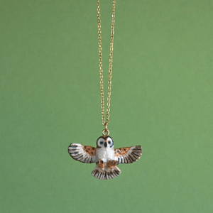 Camp Hollow Necklace | Barn Owl