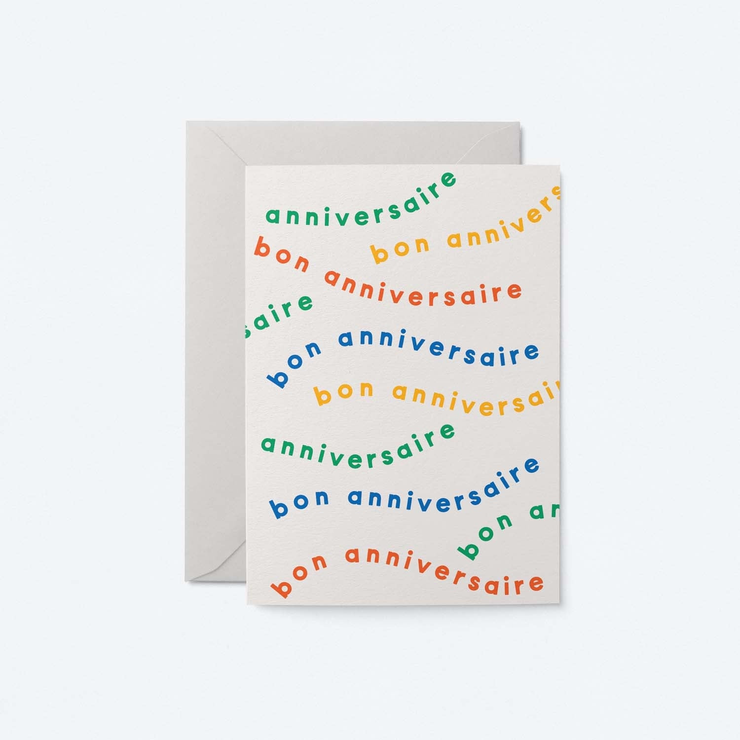 Bon Anniversaire French Birthday Card