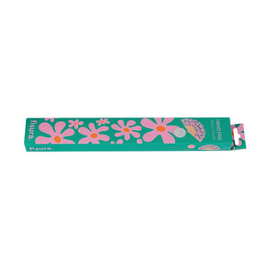 Pink & Green Flower Fan