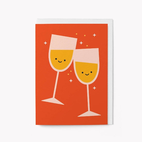 Cheers And Smiles Congrats Card