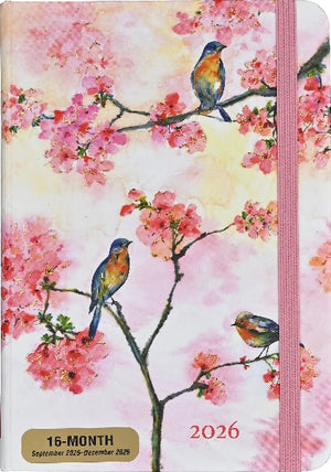 Peter Pauper 2026 16-Month Agenda | Cherry Blossoms In Spring