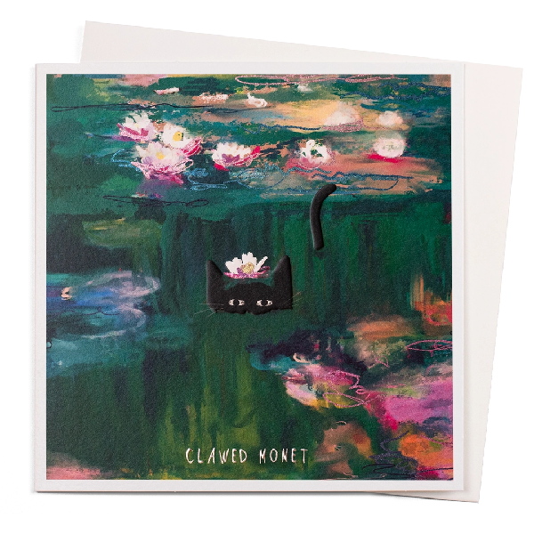 Clawed Monet Blank Humor Card