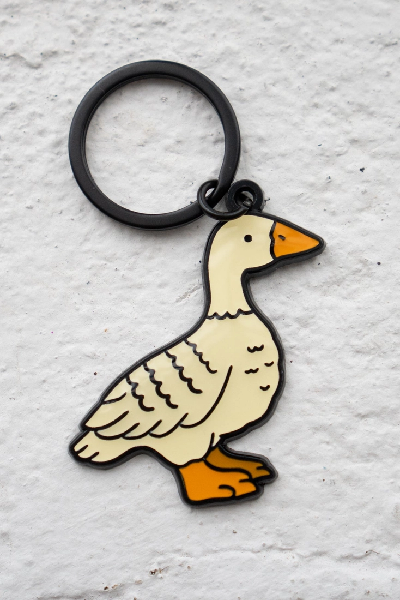 Stay Home Club Keychain | Fowl Duck