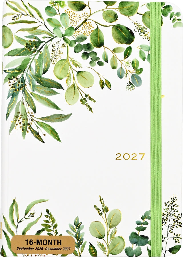 2027 Peter Pauper 16-month Agenda | Eucalyptus