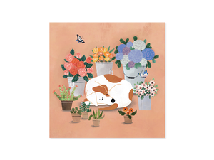 Flower Cart Pop-Up Card