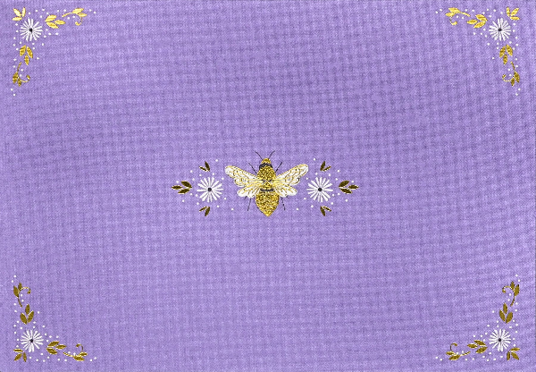 Florentine Bees Blank Notecards