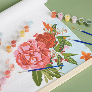 Flower Boom Paint By Numbers & Wall Hanging  Kit