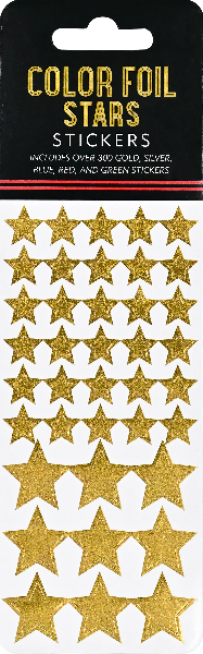 Foil Stars Sticker Set