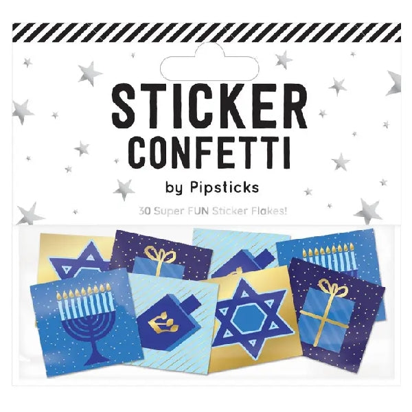 Pipsticks Sticker Confetti | Hanukkah