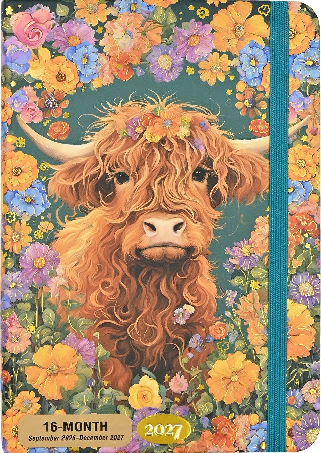 2027 Peter Pauper 16-month Agenda | Highland Cow