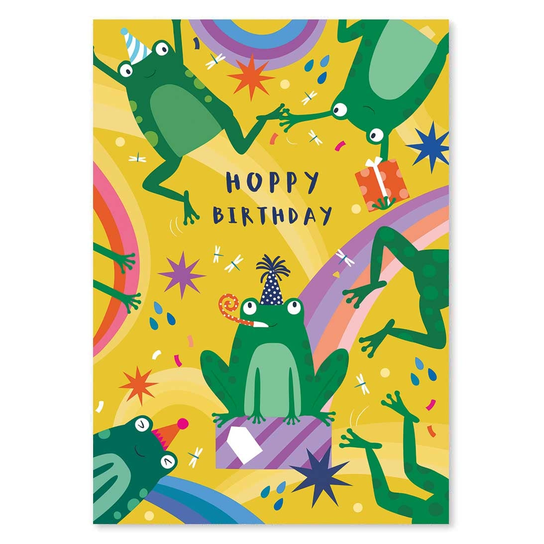 Party Frogs Birthday Card