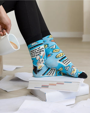 Inbox Bunny Women's Socks