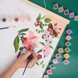 Kaleidoscope Paint By Numbers & Wall Hanging Kit