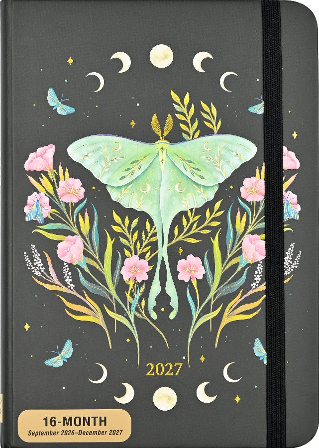 2027 Peter Pauper 16-month Agenda | Luna Moth