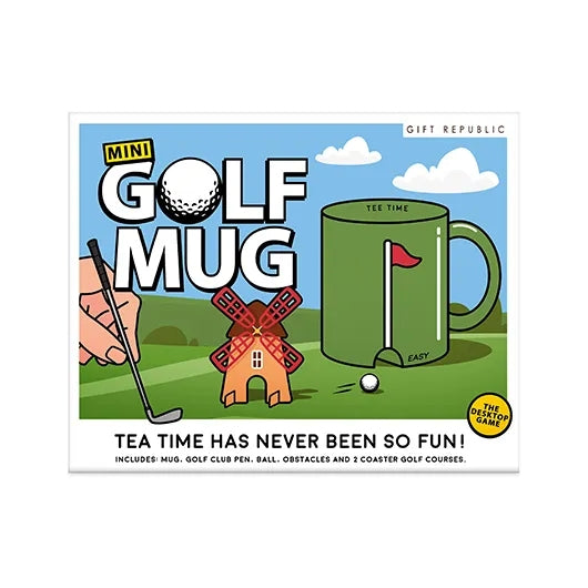 Golf Mug & Coaster Set