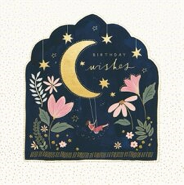Moon Birthday Card