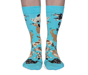 Less People More Dogs Women's Socks