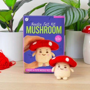 Mushroom Needle Felting Kit