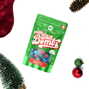 Happy Hippo Bath Co. | North Pole Mini Bubble Bombs