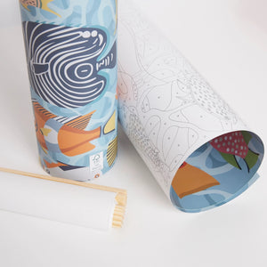 Ocean Paint By Numbers & Wall Hanging Kit
